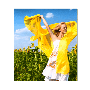 WOMAN SUNFLOW